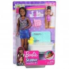 FXH06 Barbie Lelle Bārbija. Skipera ar mazuli, vannu un pīlīti.