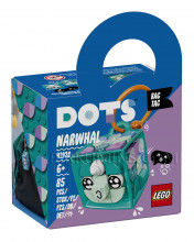 41928 LEGO® DOTS Somas piekariņš-narvalis, no 6+ gadiem NEW 2021!(Maksas piegāde eur 3.99)