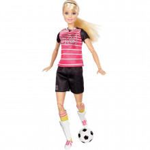 Barbie Lelle Bārbija -profesija- futboliste dvf69