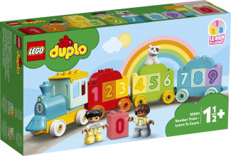 10954 LEGO® DUPLO Поезд с цифрами — учимся считать, от 1.5+ лет NEW 2021!(Maksas piegāde eur 3.99)
