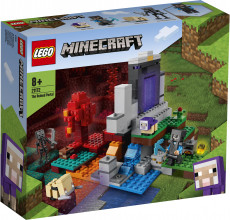21172 LEGO® Minecraft Разрушенный портал, c 8 лет NEW 2021! (Maksas piegāde eur 3.99)