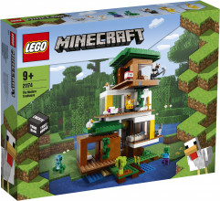 21174 LEGO® Minecraft Mūsdienīgā māja kokā, no 9 gadiem NEW 2021! (Maksas piegāde eur 3.99)