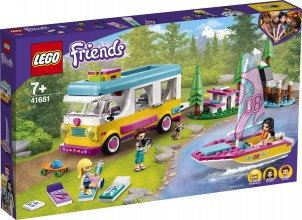41681 LEGO® Friends Лесной дом на колесах и парусная лодка, c 7+ лет NEW 2021!(Maksas piegāde eur 3.99)