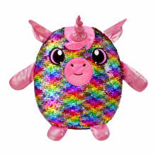 Shimmeez Mīkstā rotaļlieta- spilvens ar gliteriem Vienradzis 36 cm