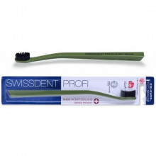 SWISSDENT PROFI Colors Soft-medium zobu birste ar mīkstiem-vidējiem sariņiem, 1gb (dažādas krāsas)