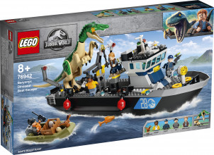 76942 LEGO® Jurassic World Barioniksa izlaušanās no kuģa, no 8+ gadiem NEW 2021! (Maksas piegāde eur 3.99)