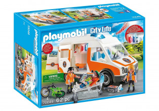 70049 PLAYMOBIL® City Life Ātrā palīdzība ar gaismām un skaņu, no 4+