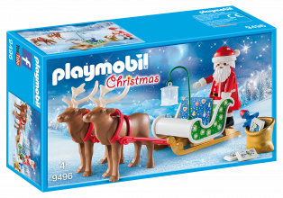 9496 PLAYMOBIL® Christmas Ziemassvētku vecītis ar kamanām, no 4+