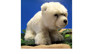 Mīkstā rotaļlieta -mazais Baltais lācis, 23 cm garumā