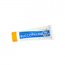 Izpārdošana! Buccotherm Peach zobu pasta bērniem no 2-6 gadu vecumam ar persiku garšu, 50ml