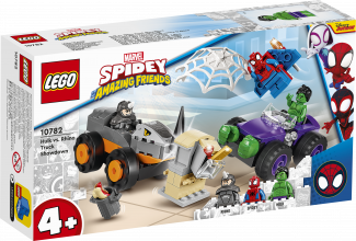 10782 LEGO® Marvel Схватка Халка и Носорога на грузовиках, с 4+ лет NEW 2022!(Maksas piegāde eur 3.99)