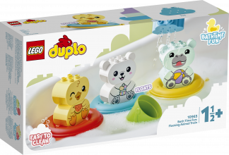 10965 LEGO® DUPLO Приключения в ванной: плавучий поезд для зверей, от 1.5+ лет NEW 2022!(Maksas piegāde eur 3.99)