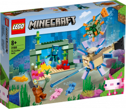 21180 LEGO® Minecraft Cīņa ar sargiem, 8+ gadiem, NEW 2022! (Maksas piegāde eur 3.99)