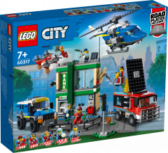 60317 LEGO® City Policijas pakaļdzīšanās bankā, 7+ gadiem, NEW 2022!(Maksas piegāde eur 3.99)
