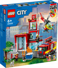 60320 LEGO® City Ugunsdzēsēju depo, 6+ gadiem, NEW 2022! (Maksas piegāde eur 3.99)