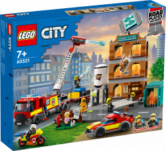 60321 LEGO® City Пожарная команда, c 7+ лет, NEW 2022!(Maksas piegāde eur 3.99)