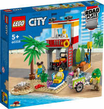 60328 LEGO® City Пост спасателей на пляже , 5+ лет, NEW 2022!(Maksas piegāde eur 3.99)