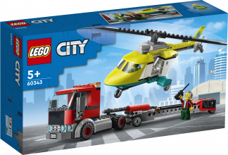60343 LEGO® City Грузовик для спасательного вертолёта,c 5+ лет NEW 2022!(Maksas piegāde eur 3.99)