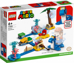 71398 LEGO® Super Mario Dorrie piekrastes paplašinājuma maršruts, 6+ gadiem, NEW 2022!