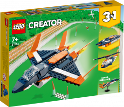 31126 LEGO® Creator Virsskaņas reaktīvā lidmašīna no 7+ gadiem NEW 2022! (Maksas piegāde eur 3.99)