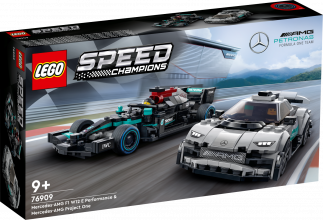 76909 LEGO® Speed Champions Mercedes-AMG F1 W12 E Performance un Mercedes-AMG Project Oneno 9+ gadiem NEW 2022!