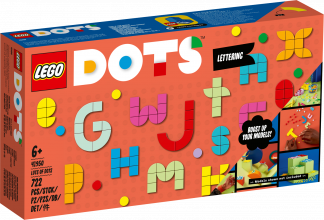 41950 LEGO® DOTS Большой набор тайлов: буквы, с 6+ лет NEW 2022! (Maksas piegāde eur 3.99)