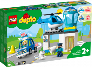 10959 LEGO® DUPLO Policijas iecirknis un helikopters, no 2+ gadiem NEW 2022! (Maksas piegāde eur 3.99)