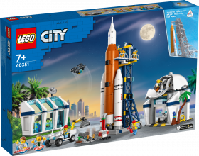 60351 LEGO® City Raķešu palaišanas centrs, no 7+ gadiem NEW 2022! (Maksas piegāde eur 3.99)