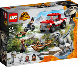 76946LEGO® Jurassic World Блу и поимка бета-велоцираптора, с 6+ лет, NEW 2022! (Maksas piegāde eur 3.99)