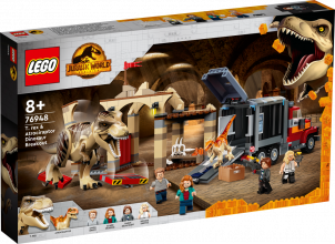 76948 LEGO® Jurassic World Tiranozaura un atrociraptora izlaušanās