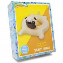 Grafix Piepūšams peldēšwnas riņķis Pug swim ring 8+gadi