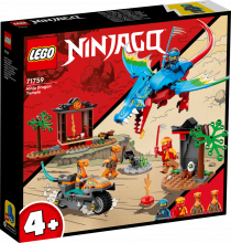 71759 LEGO® Драконий храм ниндзя, с 4+ лет, NEW 2022! (Maksas piegāde eur 3.99)