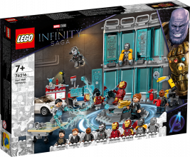 76216 LEGO® Marve lАрсенал Железного человека, с 7+ лет, NEW 2022! (Maksas piegāde eur 3.99)