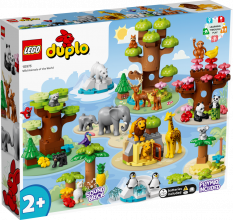 10975 LEGO® DUPLO Дикие животные мира, с 2+ лет, NEW 2022! (Maksas piegāde eur 3.99)