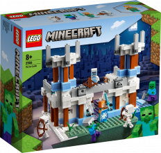 21186 LEGO® Minecraft Ledus pils , no 8+ gadiem, NEW 2022! (Maksas piegāde eur 3.99)