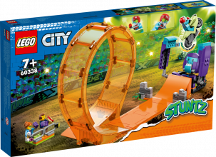 60338 LEGO® City Satriecošās šimpanzes triku cilpa, no 7+ gadiem, NEW 2022! (Maksas piegāde eur 3.99)
