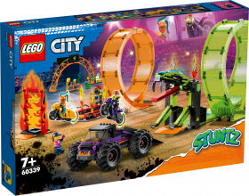 60339 LEGO® City Трюковая арена «Двойная петля», с 7+ лет, NEW 2022! (Maksas piegāde eur 3.99)