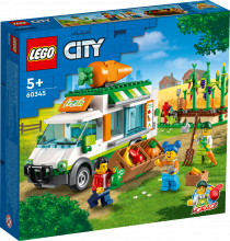 60345 LEGO® City Zemnieku tirgus busiņš, no 5+ gadiem, NEW 2022! (Maksas piegāde eur 3.99)