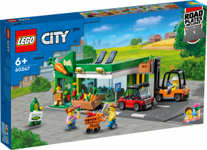 60347 LEGO® City Pārtikas veikals, no 6+ gadiem, NEW 2022! (Maksas piegāde eur 3.99)