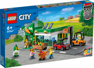 60347 LEGO® City Продуктовый магазин , с 6+ лет, NEW 2022! (Maksas piegāde eur 3.99)