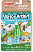 Melissa & Doug krāsojamā grāmata ar ūdens otiņu Gadalaiki, 40820