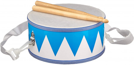 GOKI Цветной барабан, для музыкантов от 3-х лет 61898, 21cm diametrā
