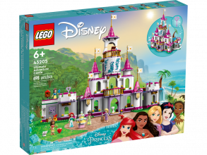43205 LEGO® Disney Princess Nepārspējamā piedzīvojumu pils, no 6+ gadiem, NEW 2022! (Maksas piegāde eur 3.99)