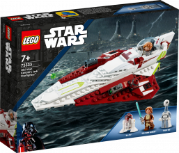 75333 LEGO® Star Wars™ Obi-Wan Kenobi džedu Starfighter™, 7 no + gadiem, NEW 2022! (Maksas piegāde eur 3.99)