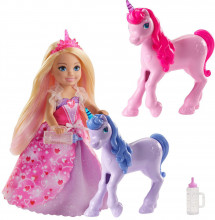 Barbie Dreamtopia Lelle Chelsea ar 2 vienradžiem no 3 gadiem GJK17