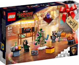 76231 LEGO® Marvel Galaktikas sargu Adventes kalendārs, no 6+ gadiem, NEW 2022! (Maksas piegāde eur 3.99)