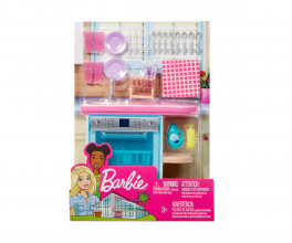FXG33 Barbie Leļļu mājas virtuve ar aksesuāriem