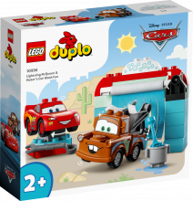 10996 LEGO® DUPLO Молния МакКуин и Мэтр: веселье на автомойке, с 2+ лет, NEW 2023!