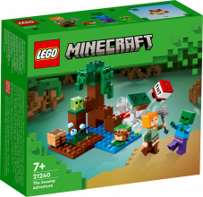 21240 LEGO® Minecraft Piedzīvojums purvā, no 7+ gadiem, NEW 2023!