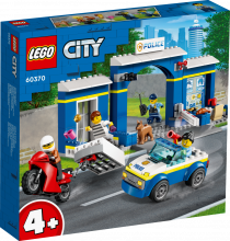 60370 LEGO® City Policijas iecirknis un pakaļdzīšanās, no 4+ gadiem, NEW 2023!